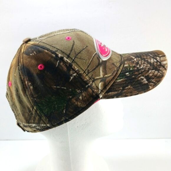 Ford Women’s Trucker Hat Cap/Hat Mesh Front Logo Camouflage Outdoor Hook & Loop - Picture 5 of 8